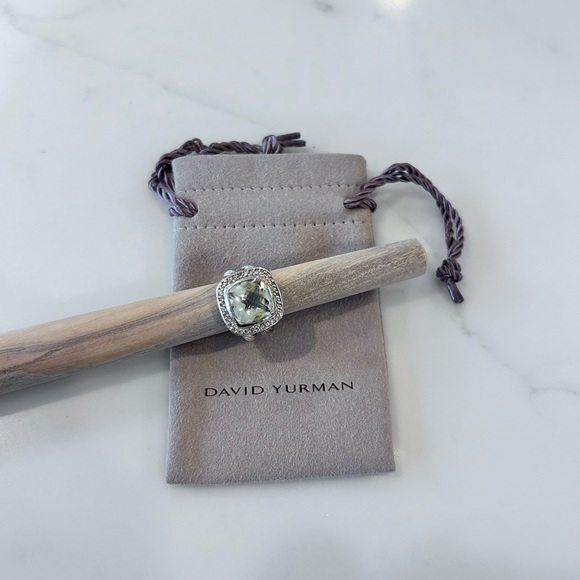 David Yurman Albion Ring - Size 6 - Prasiolite - Picture 6 of 8